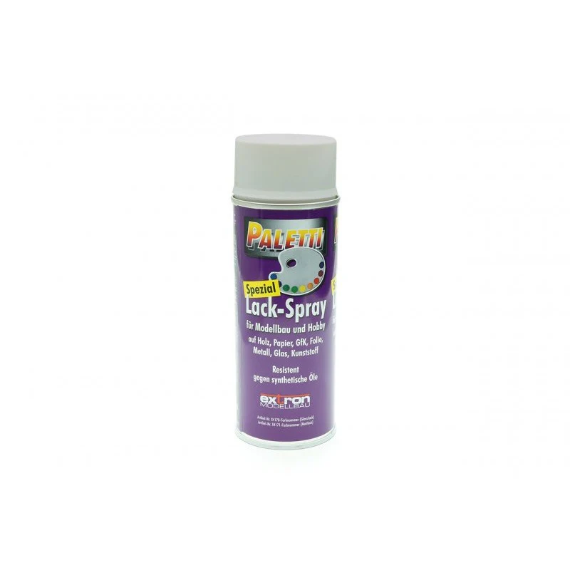 Peinture aérosol brillant gris argenté 400ml Paletti - RAL7001