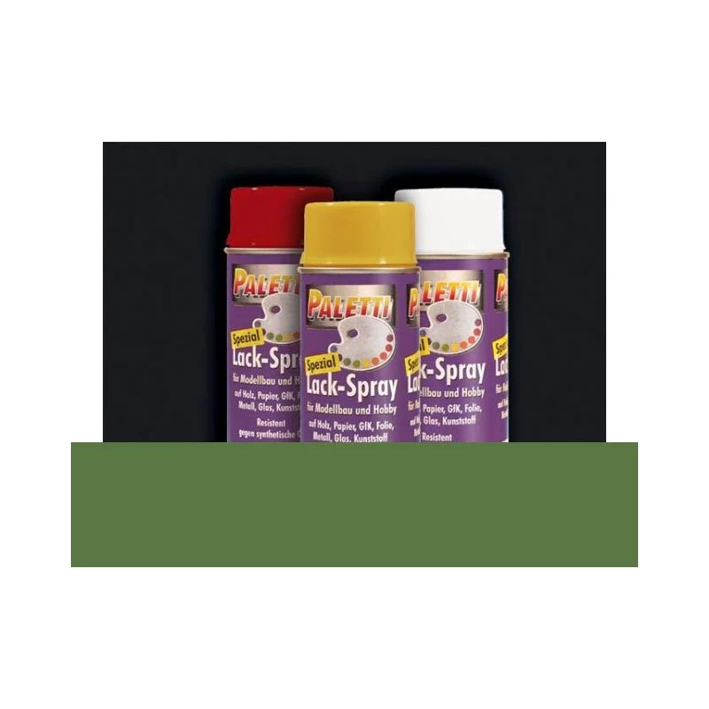 Peinture aérosol brillant vert reseda 400ml Paletti - RAL6011
