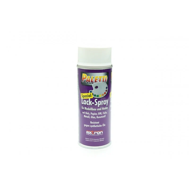 Peinture aérosol vernis transparent brillant 400ml Paletti - RAL0010