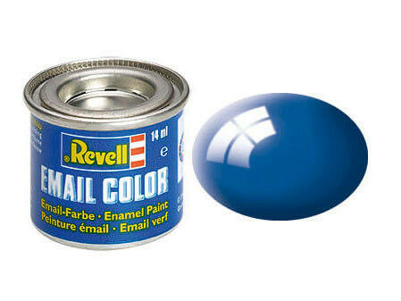 Peinture Bleu France brillant - Revell 32152 - RAL 5005 (N°52)