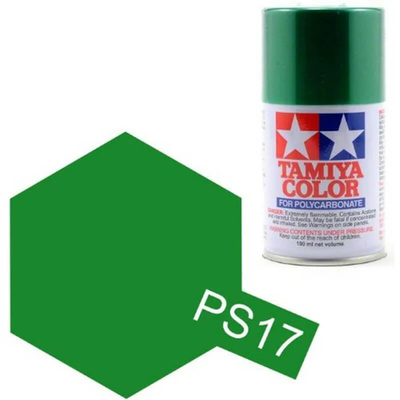 Peinture Lexan PS17 Vert Metallisé - Tamiya 86017