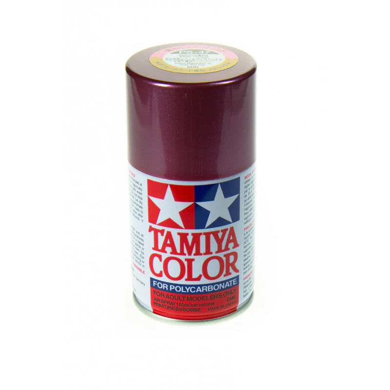 Peinture Lexan PS47 Mimétique Or/rose - Tamiya 86047 - Image 3