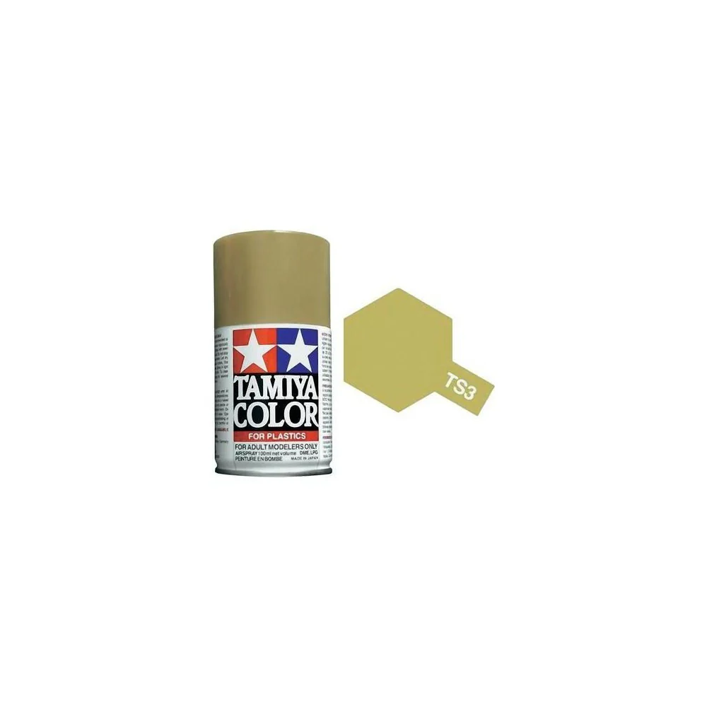 Peinture maquette TS3 jaune sombre mat - 85003