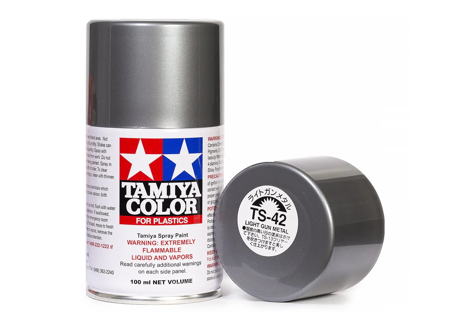 Peinture Maquette TS42 Gris Clair Metal brillant - Tamiya 85042