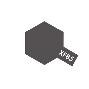 Peinture maquette XF85 Noir Caoutchouc mat - 81785