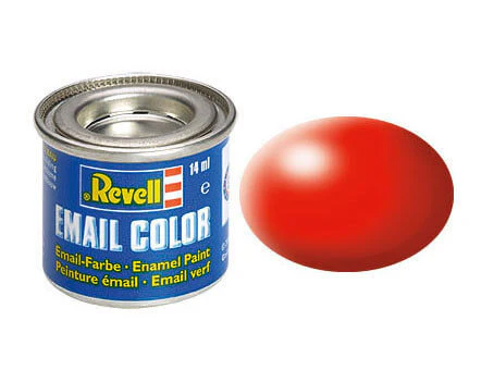 Peinture Rouge fluo satiné - Revell 32332 - RAL 3024 (N°332)