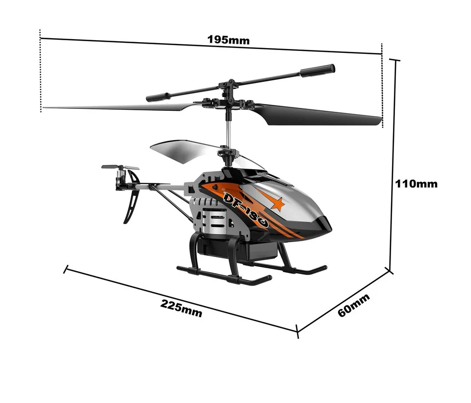 Petit Hélicoptère 180 RC DF 9630 - Image 3