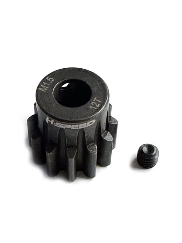 Pignon acier 12 dents M1,5 alésage 8mm