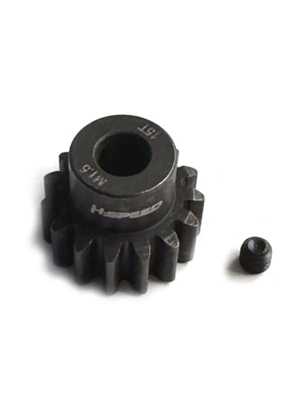 Pignon acier 15 dents M1,5 alésage 8mm