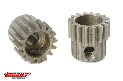 Pignon moteur 48 DP - Court - Acier trempé - 16 Dents - Axe moteur 3.17mm