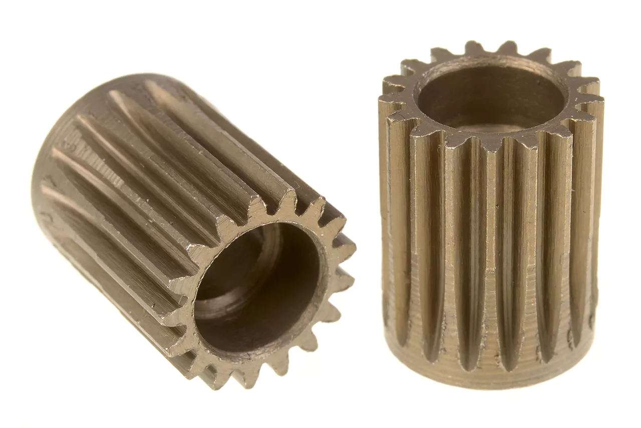 Pignon moteur 48 DP – Court – Acier trempé – 17 dents – 5 mm