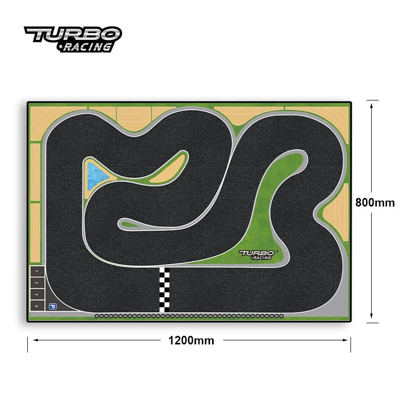 Piste XL pour Turbo Racing Micro Rally (80x120 cm) - TB-760050