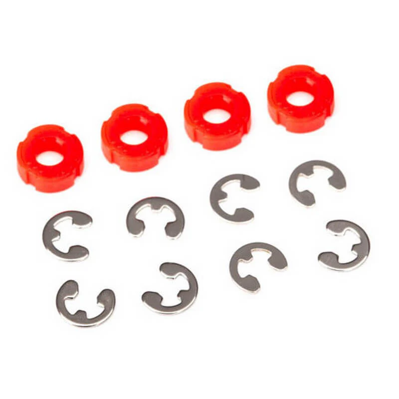 Pistons d'amortisseurs Rouge (x4) TRX-4 - Traxxas 8261