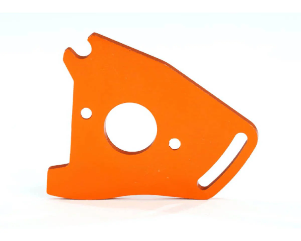 Plaque alu support moteur Rustler/Slash 4x4 - Orange - Traxxas 7490A