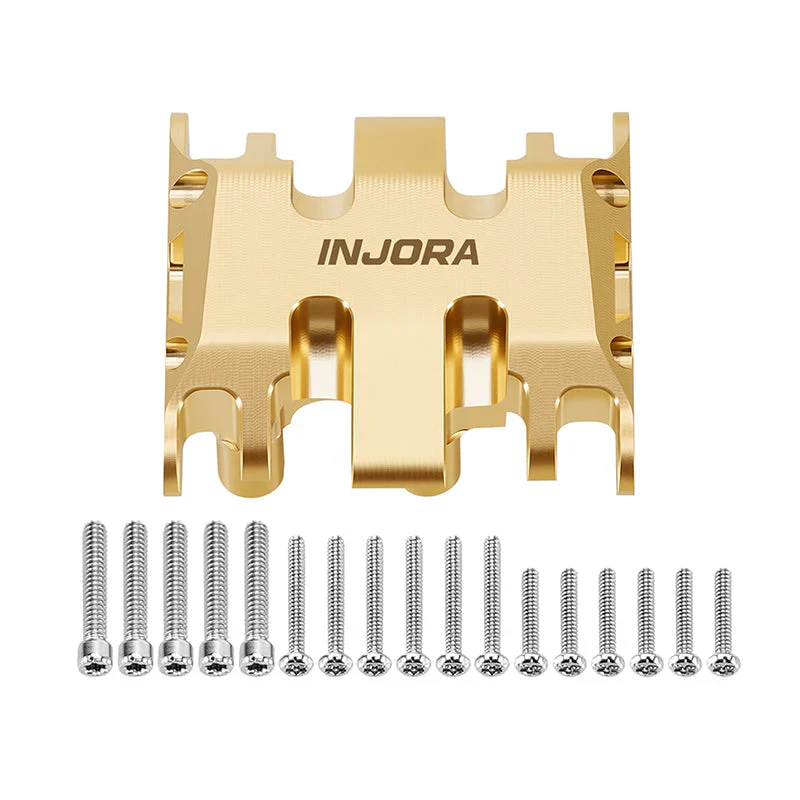 Plaque de protection en laiton 17,8 g Injora pour 1/30 SCX30 - Image 2