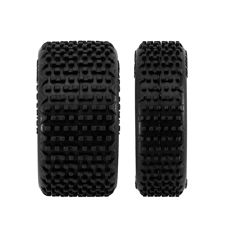 Pneus et roues pré-montés magenta INJORA pour buggy Losi Micro-B 1/24 - MBT01-MA - Image 4