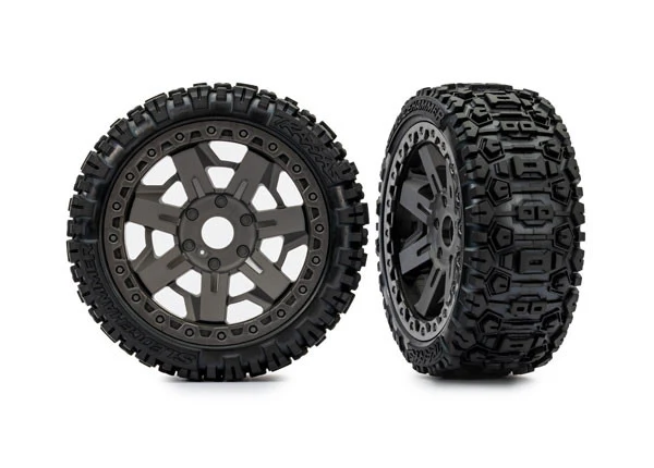 Pneus et roues Sledgehammer/ Gray 3.0 Jato 4x4 - Traxxas 9073