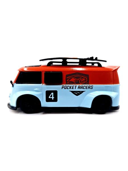 Pocket Racer Bus de course avec télécommande 1/64 - PR-X1-or - Image 3