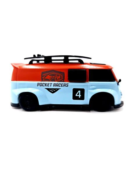 Pocket Racer Bus de course avec télécommande 1/64 - PR-X1-or - Image 6