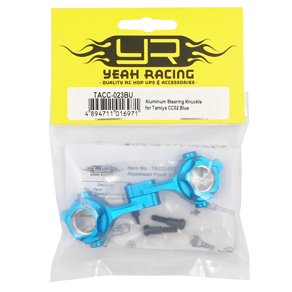 Porte-fusée en aluminium pour Tamiya CC02 bleu - Image 2
