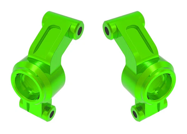 Porte-fusées en aluminium vert (paire) Mini Maxx/XRT - Traxxas 10751-GRN