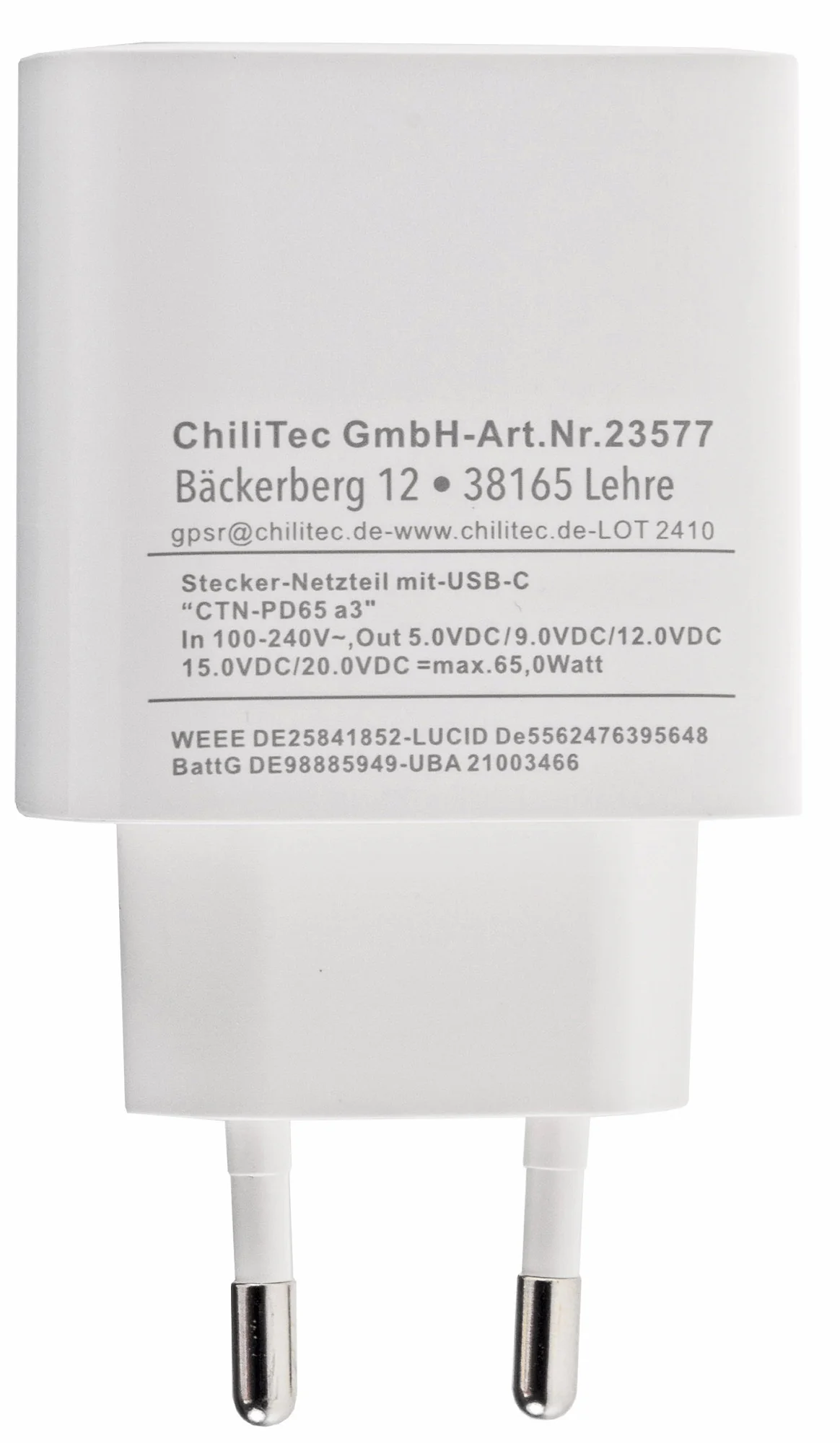 Adaptateur secteur de haute qualité USB-C 65W - Image 4