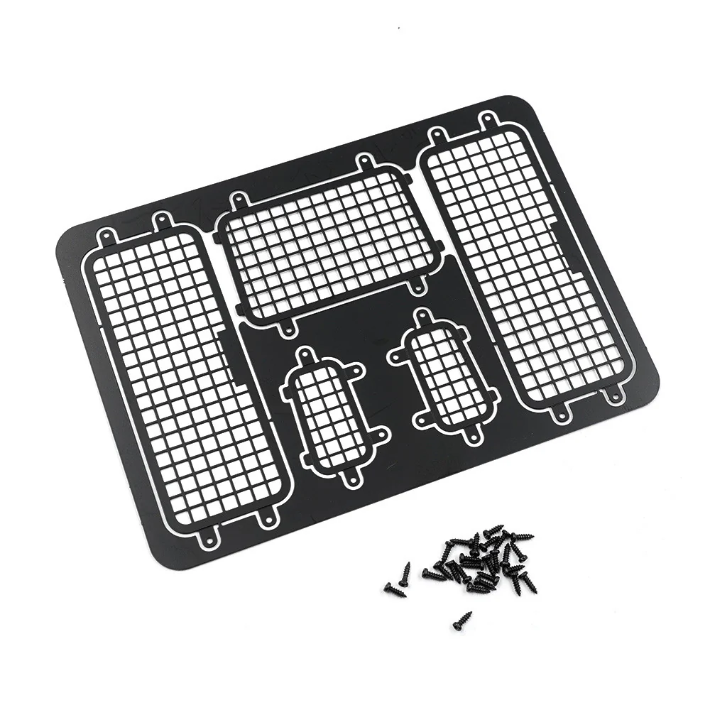 Protection de fenêtre en acier inoxydable pour Traxxas TRX-4M Defender Yeah Racing