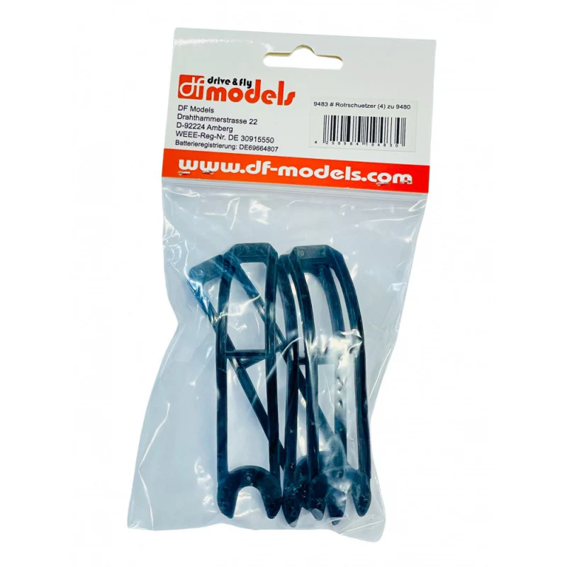 Protections de rotor pour 9480 (x4) - DF Models 9483