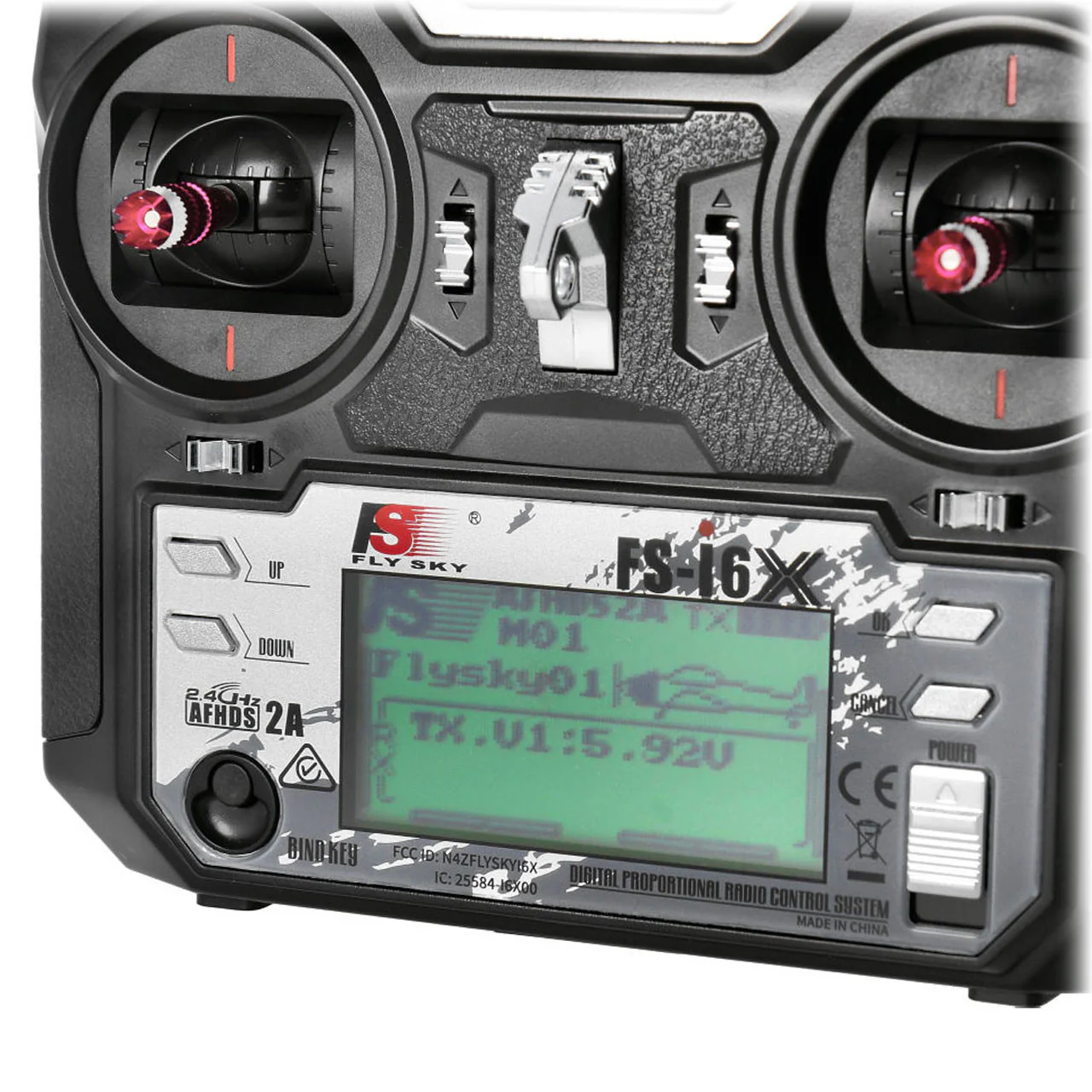Radio avion 6 voies 2.4GHz Flysky FS I6X - Image 5