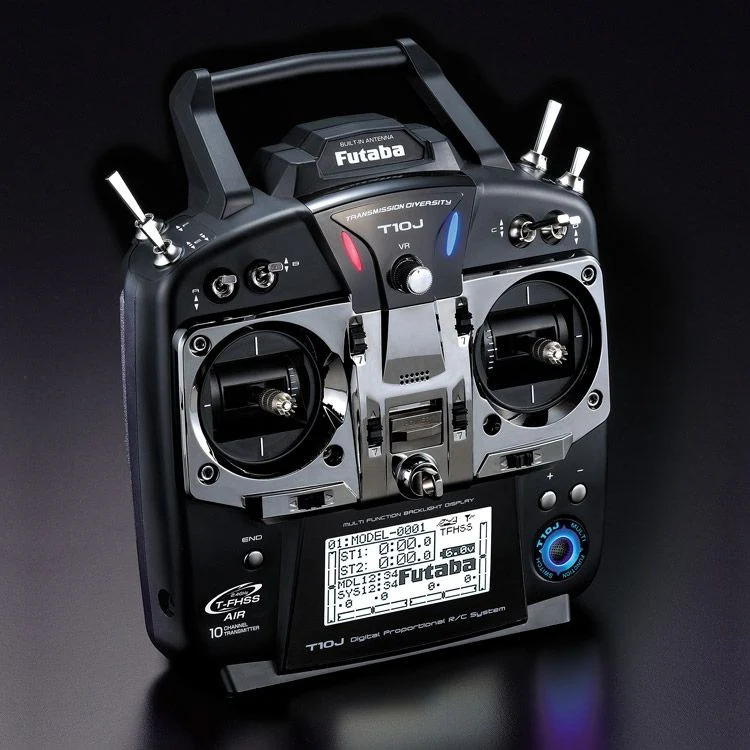 Futaba T10J Télécommande 10 voies mode 1 écran 2.4GHz + récepteur T-FHSS Air R3008SB - Image 5