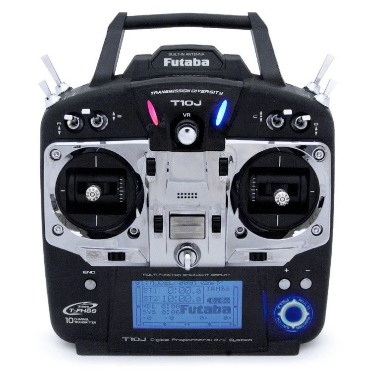 Futaba T10J Télécommande 10 voies mode 1 écran 2.4GHz + récepteur T-FHSS Air R3008SB - Image 6