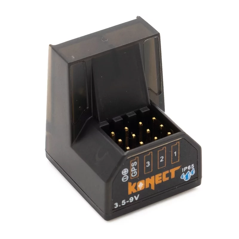 Radio Konect X9S avec récepteur 9 voies + mini récepteur 4 voies étanche RG4CHWP - KN-X9S-4CH - Image 2