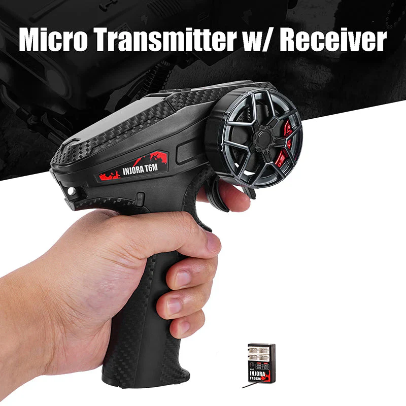 Radio + récepteur micro Injora T4DCM pour SCX30 1/30 - Image 4