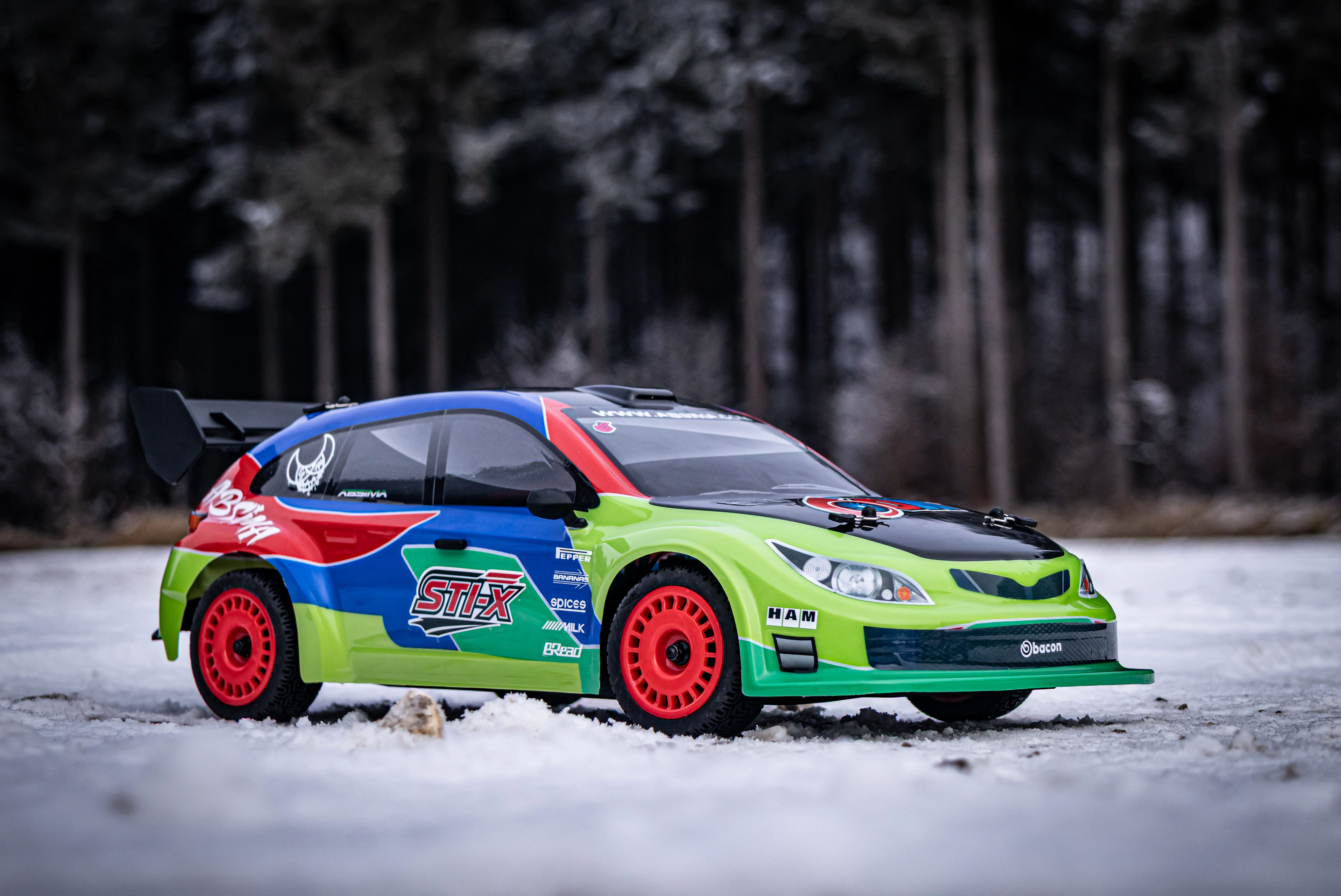 Rallye Absima 1/10 "STi-X" brushless 4WD RTR 12234 - Image 17