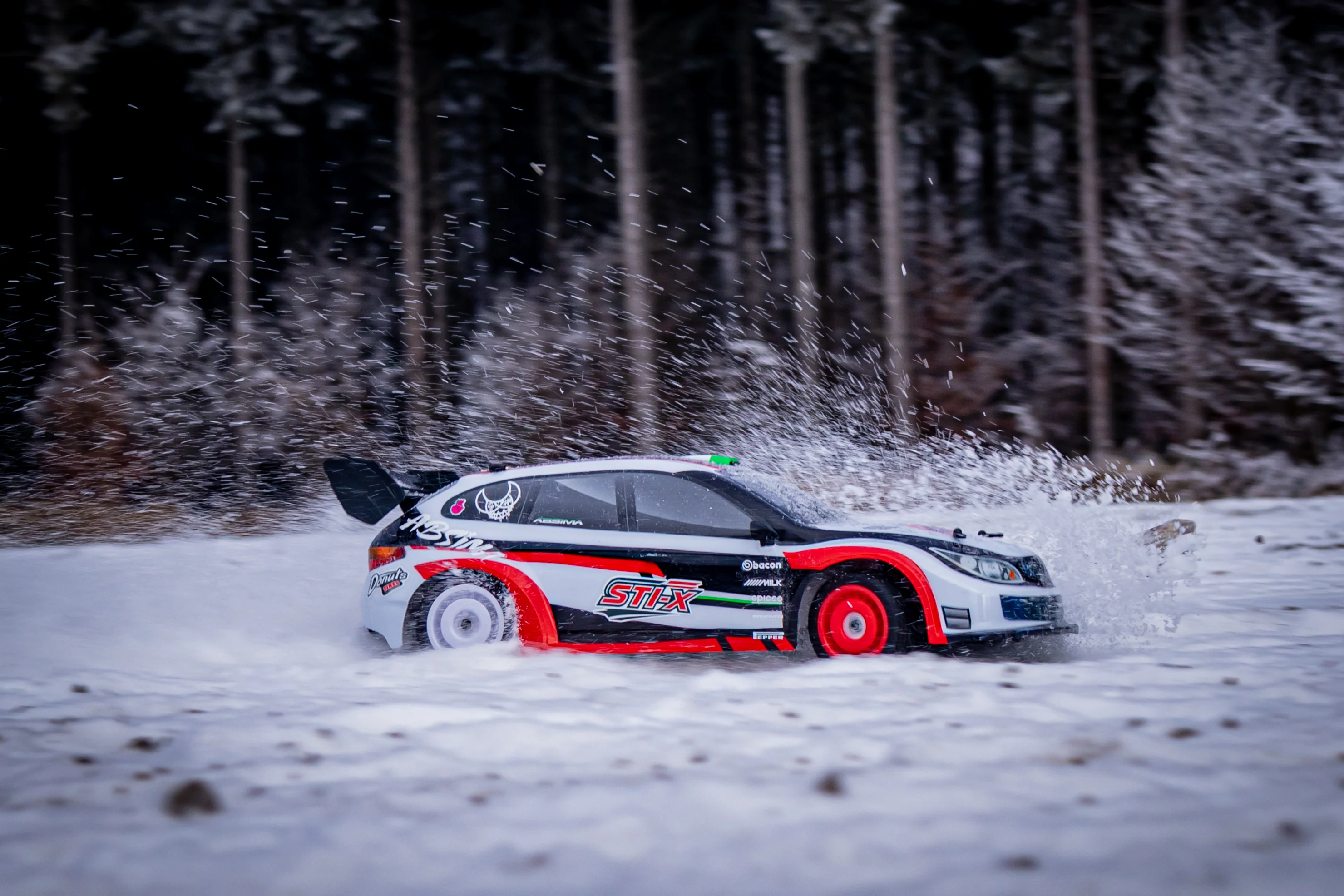 Rallye Absima 1/10 "STi-X" charbon 4WD RTR 12233 - Image 16