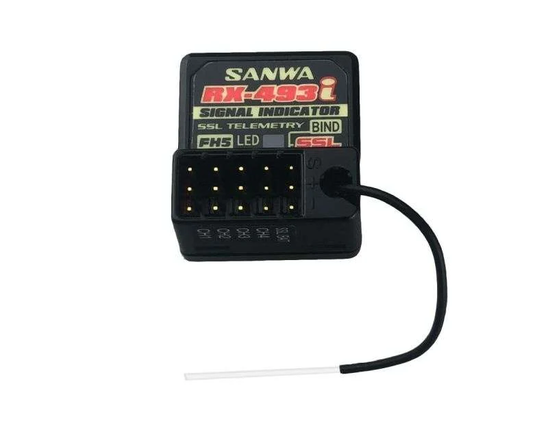 Récepteur Sanwa RX493i 4 voies FH5 SXR Waterproof antenne externe - S.107A41376A