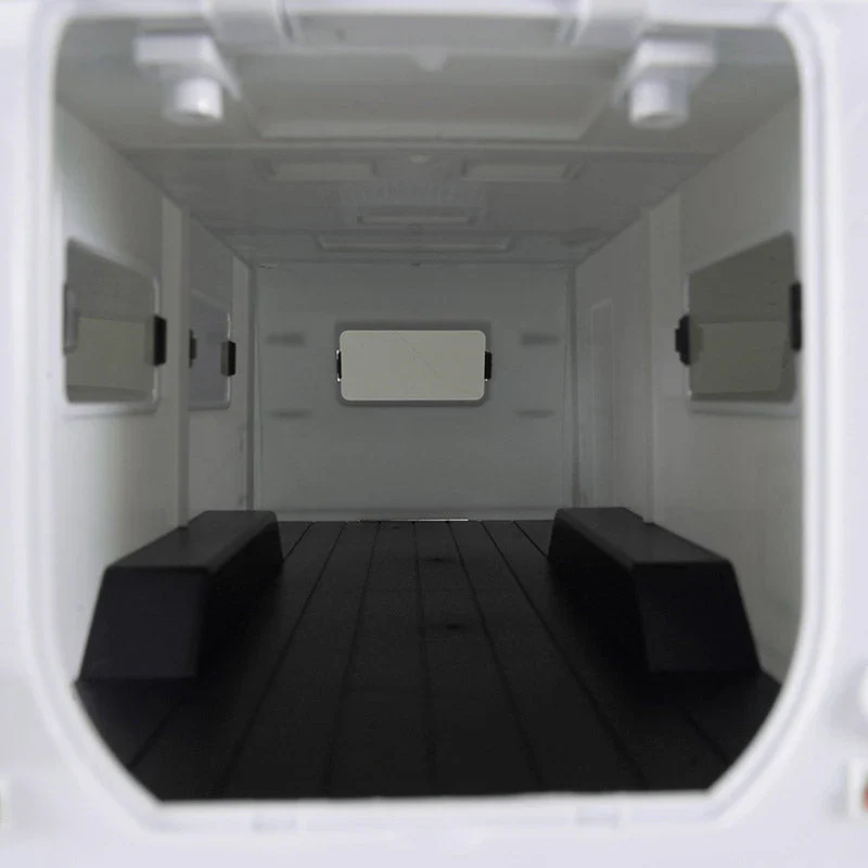 Remorque de camping-car blanc INJORA avec attelage pour 1/18 TRX4M - AX-TC09WH - Image 4