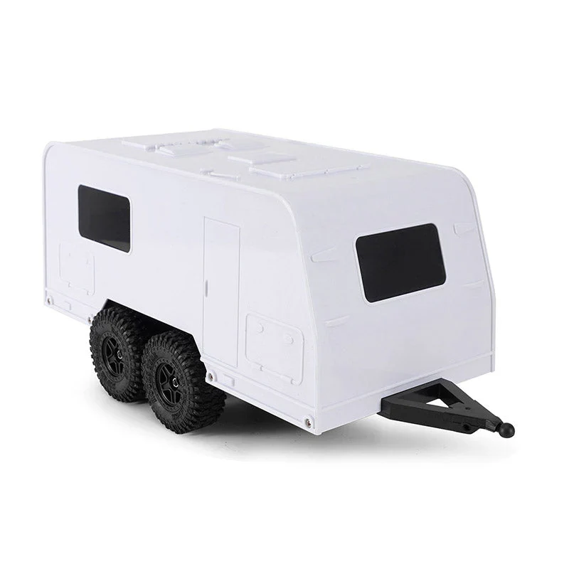 Remorque de camping-car blanc INJORA avec attelage pour 1/18 TRX4M - AX-TC09WH - Image 5