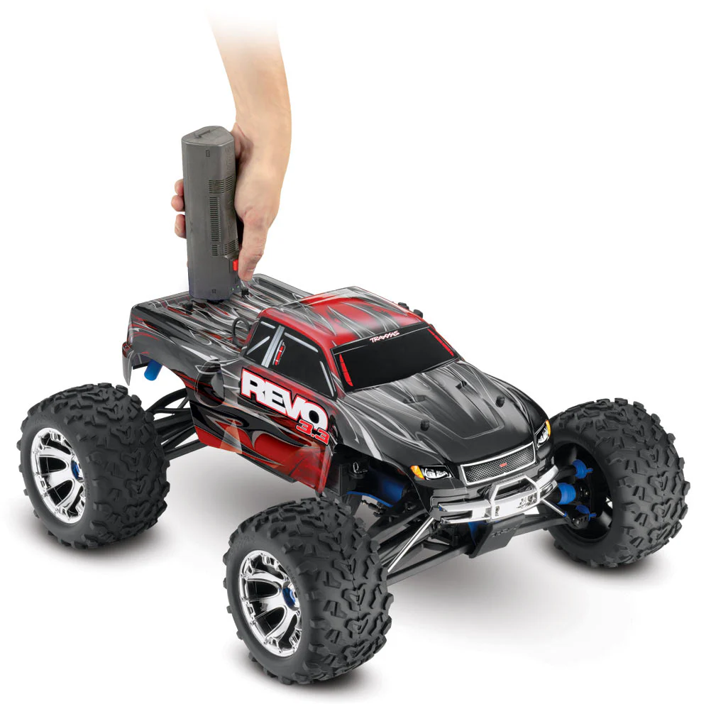 Revo 3.3 4wd Nitro Wireless / télémétrie TSM TQi RTR - Traxxas 53097-3 bleu - Image 3
