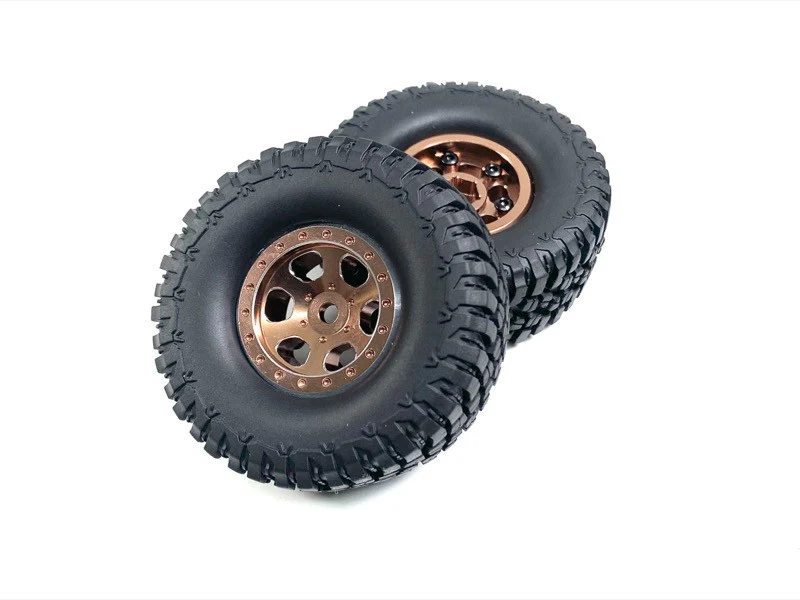 Roues 1.2 Aluminium Beadlock coffee 1:18 / 1:24 Crawler (2)"