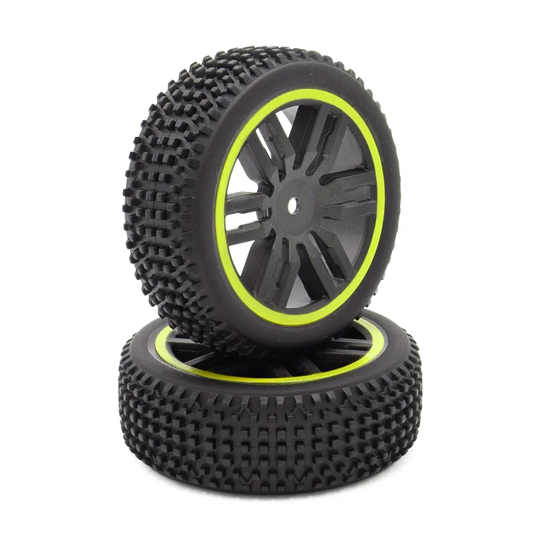 Roues complètes avants Funtek SBX (x2) Jaune