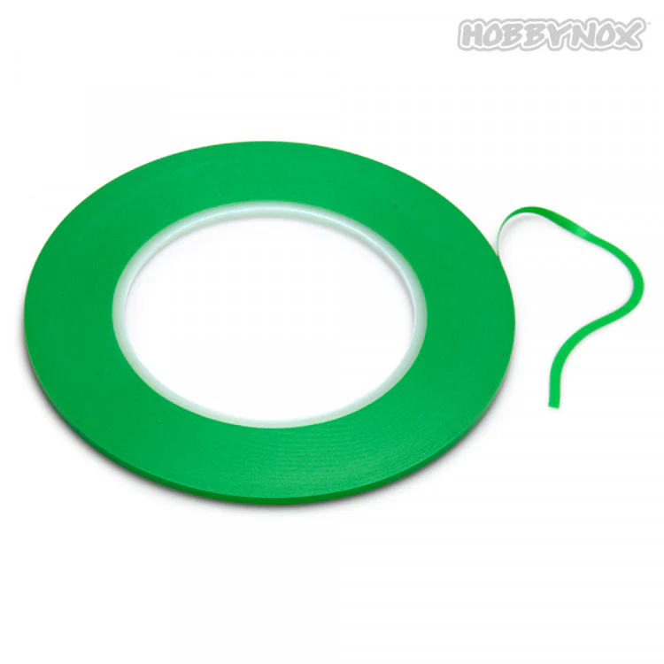 Ruban adhésif fineline vert souple Hobbynox 1.5mm x 55m