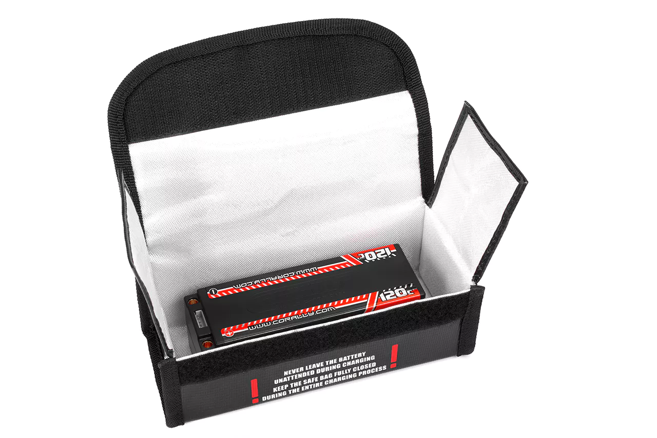 Sac Lipo Safe pour 2 batteries 2S à boîtier rigide Corally - C-90248 - Image 4
