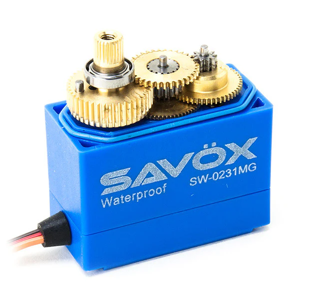 Savox Servo 1/10 SW-0231MG Plus Etanche 25kg 0.15s Métal - Image 2