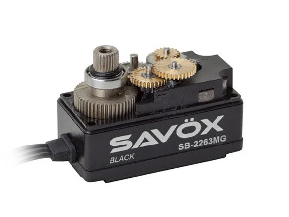 Servo brushless Savox SB-2263MG Black édition Digital low profile 10kg 0.07s - Image 2