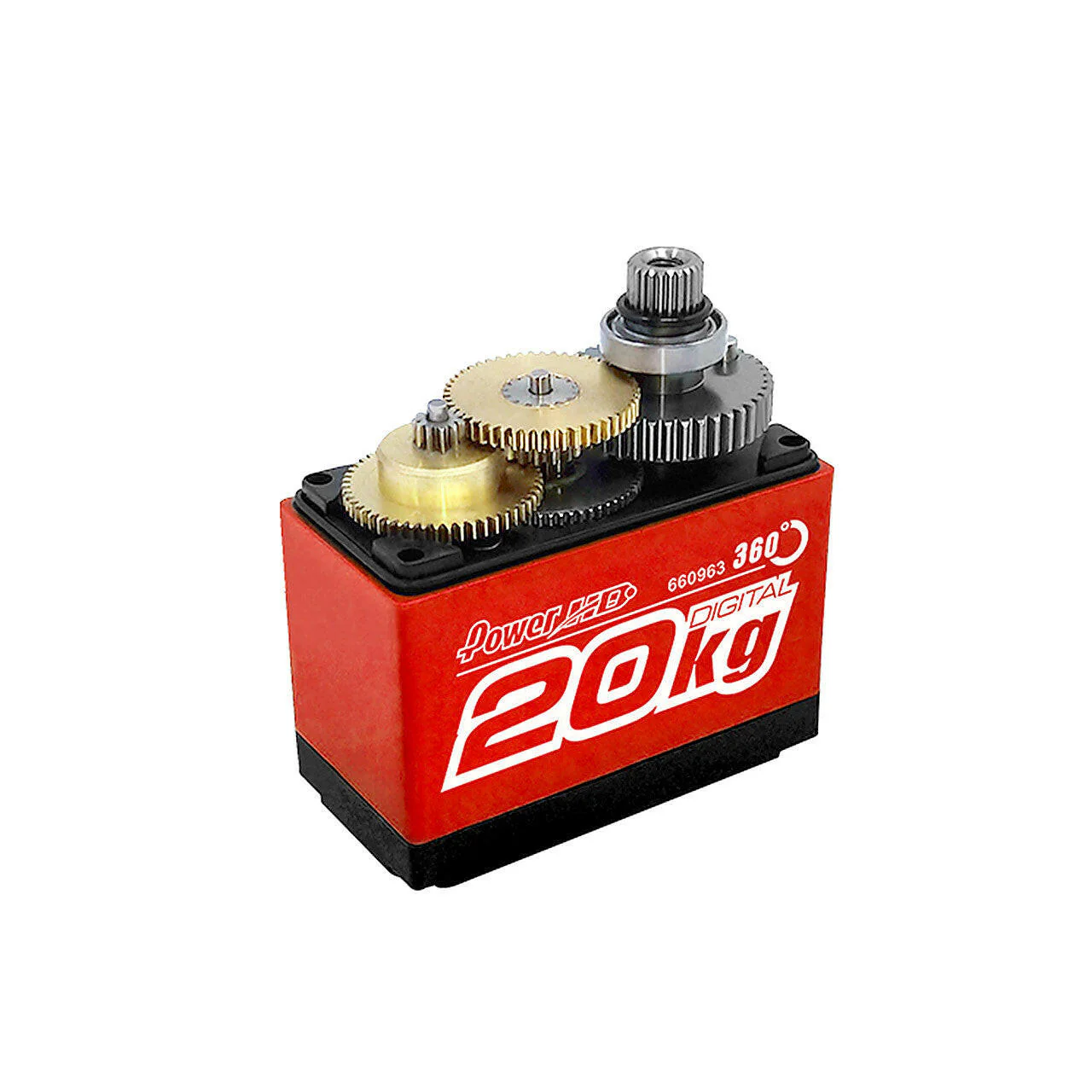 Servo Digital 20kg pour Voitures 1/8 et 1/10 - Power HD LF-20MG - Image 2
