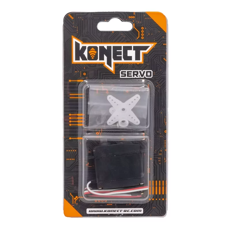 Servo Konect Digital 15kg 012s pignons métal pour Voitures 1/8 et 1/10 - KN-S-1512BB-LVMG - Image 2