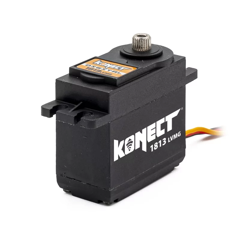 Servo standard Konect Digital 18kg pignons métal 1/8 et 1/10 - KN-1813LVMG