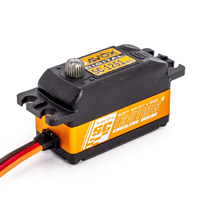 Servo 1/10 Low Profile Savox SC-1251MG+ Digital 9kg-0.09S