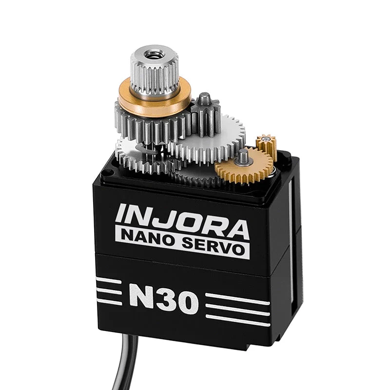 Servo N30 Nano en aluminium avec servo-sauveur Injora pour SCX30 1/30 - Image 4